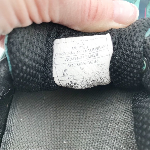 MERRELL Lace Up Teal Pink Hiking Shoes Sneakers Womens 8.5 - Picture 7 of 12